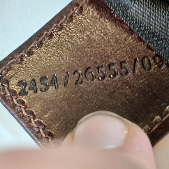 Fendi Vintage Leather Trimmed Zucca Brown Medium Foldable Tote - Picture 8 of 12